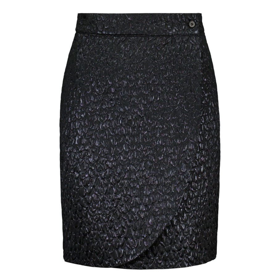 Vaatteet Gauhar Helsinki Alaosat | Wrap Skirt Navy/Black