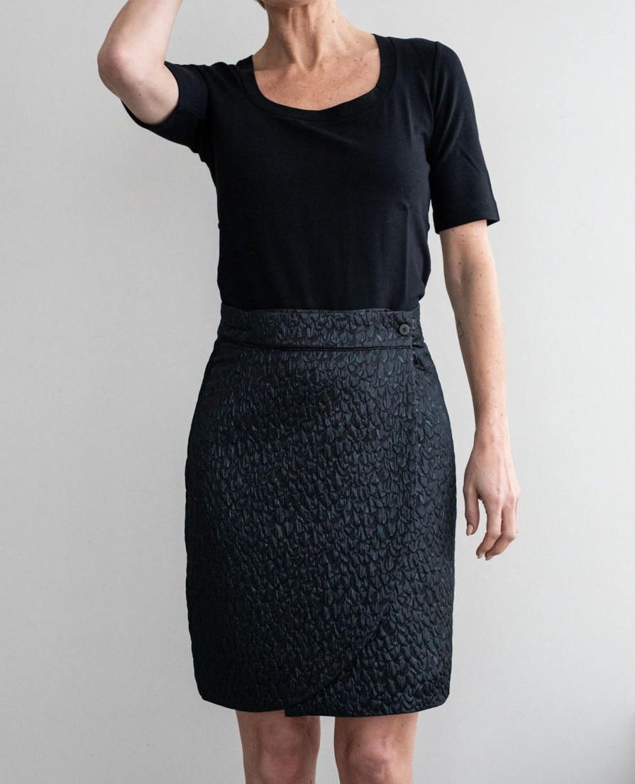 Vaatteet Gauhar Helsinki Alaosat | Wrap Skirt Navy/Black