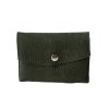 Asusteet Gauhar Helsinki Nahkavyot & Ja Asusteet | Suede Wallet Moss Green